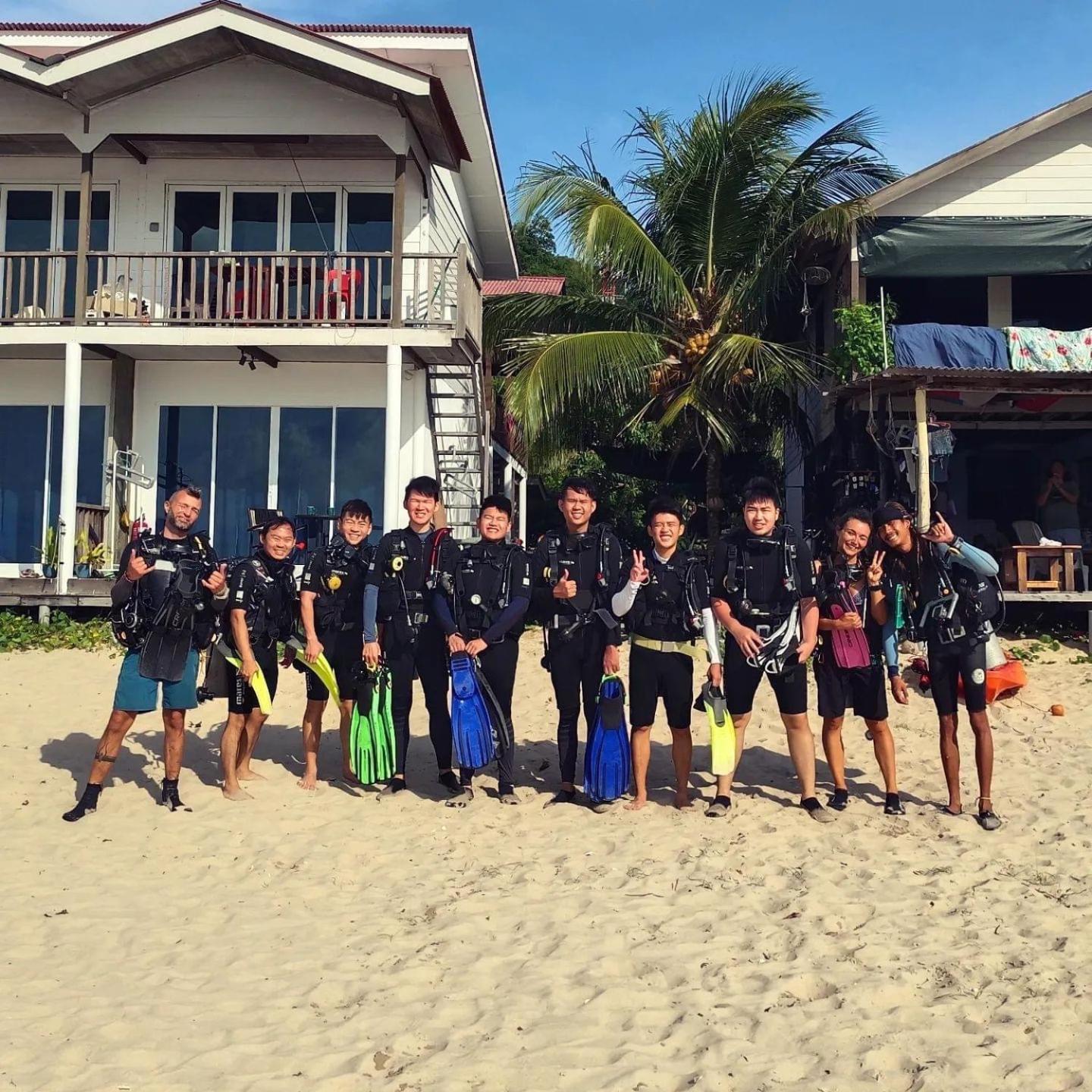 Tiongman Scubadive & Lodge Kampong Juara المظهر الخارجي الصورة