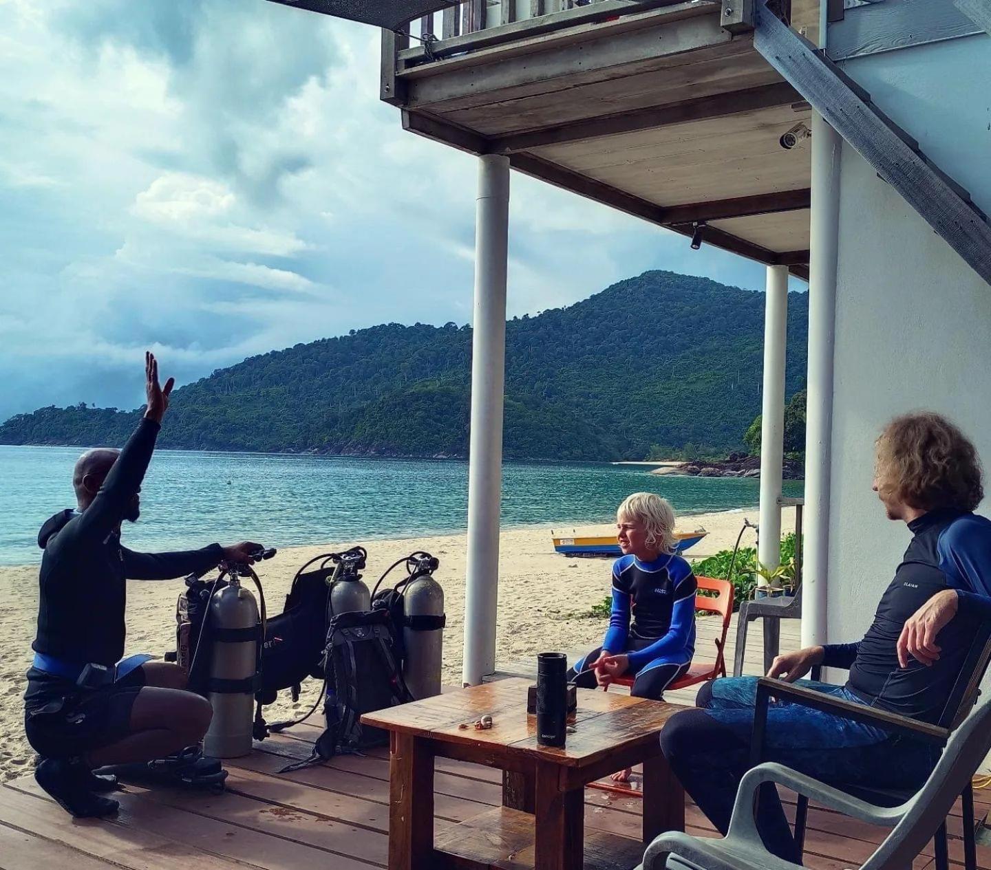 Tiongman Scubadive & Lodge Kampong Juara المظهر الخارجي الصورة